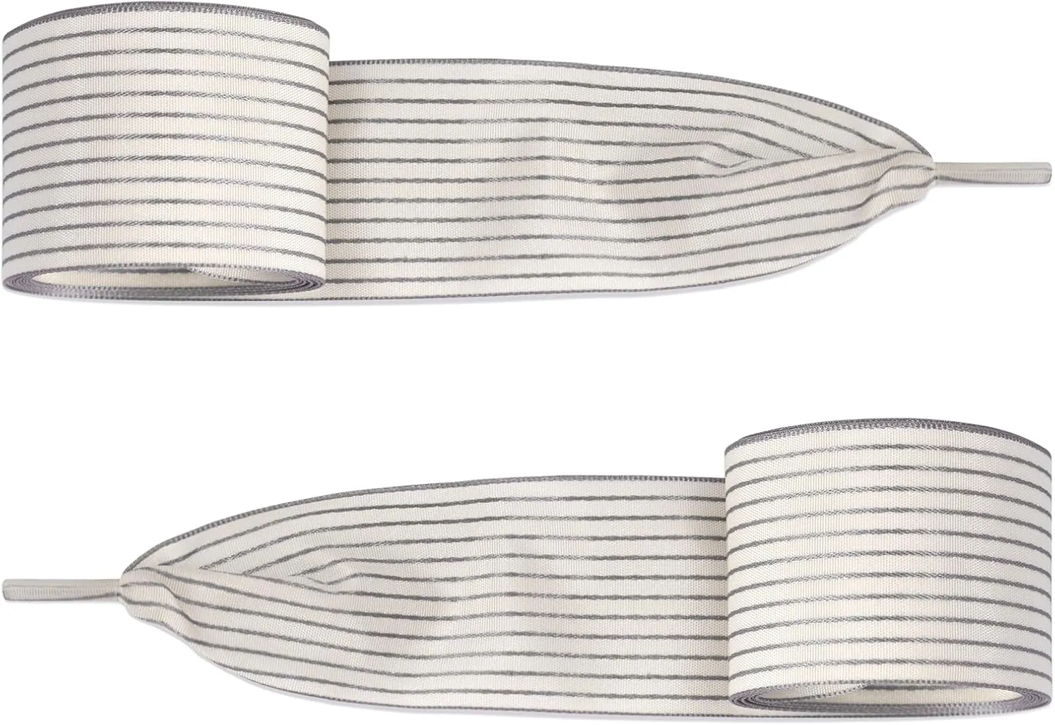 1.57 Inch Wide Ribbon Shoelaces Nylon Striped Flat Shoe Laces Fashion Satin Laces for Sneakers Boots