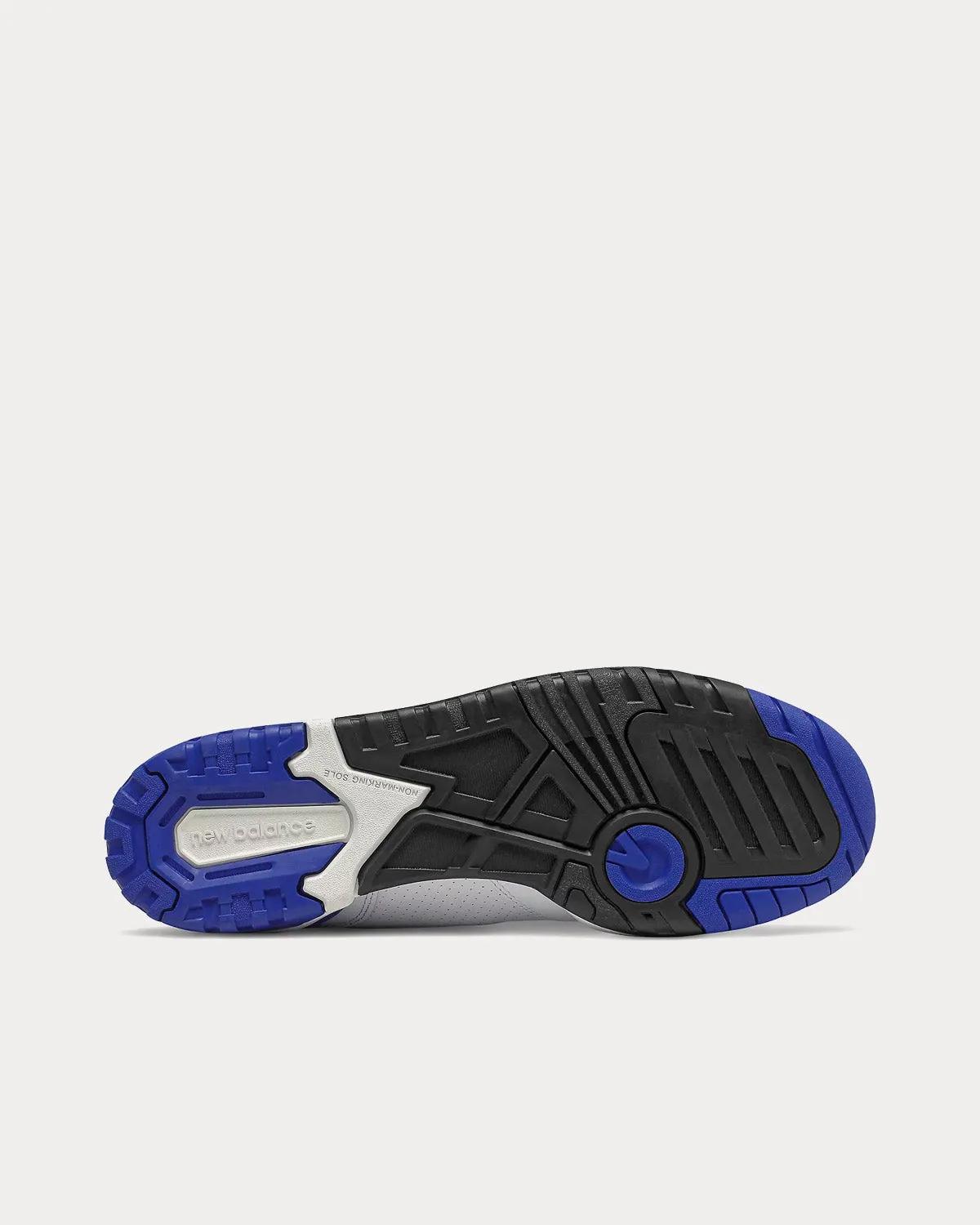 550 White with Team Royal Low Top Sneakers