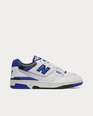 550 White with Team Royal Low Top Sneakers