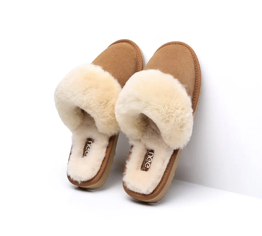 Australian Shepherd Ladies Scuff Australian Made UGG Slippers - AS2026AU