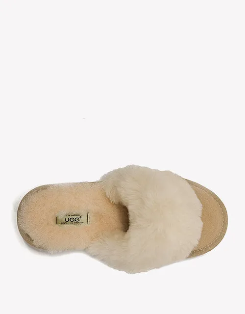Australian Shepherd Ladies Scuff Australian Made UGG Slippers - AS2026AU