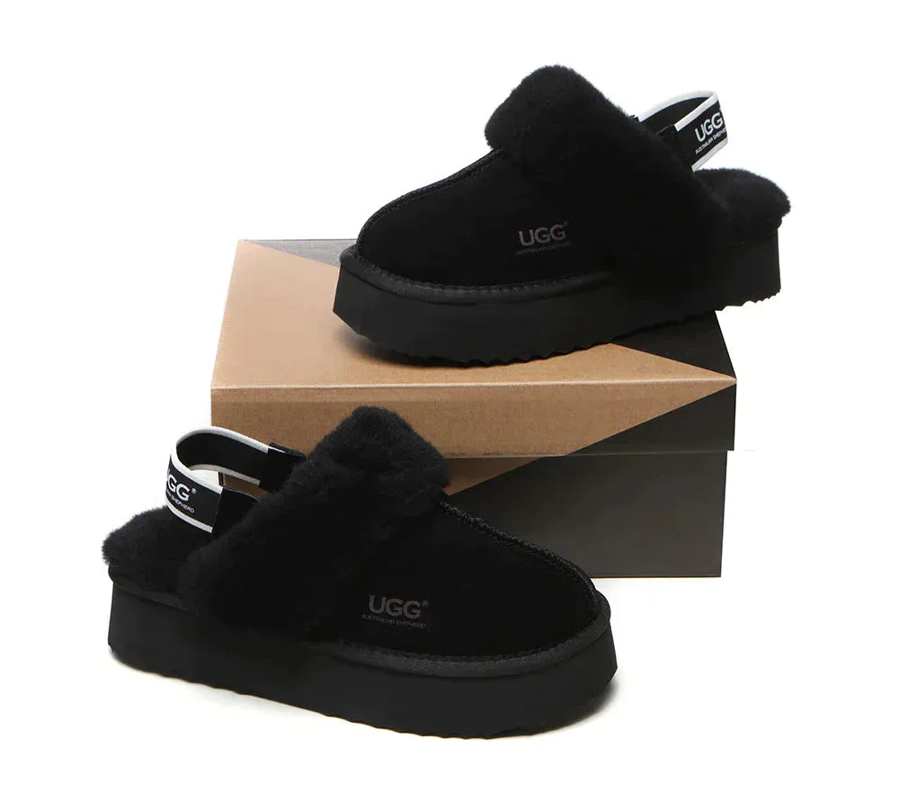 Australian Shepherd UGG Muffin Platform Slipper