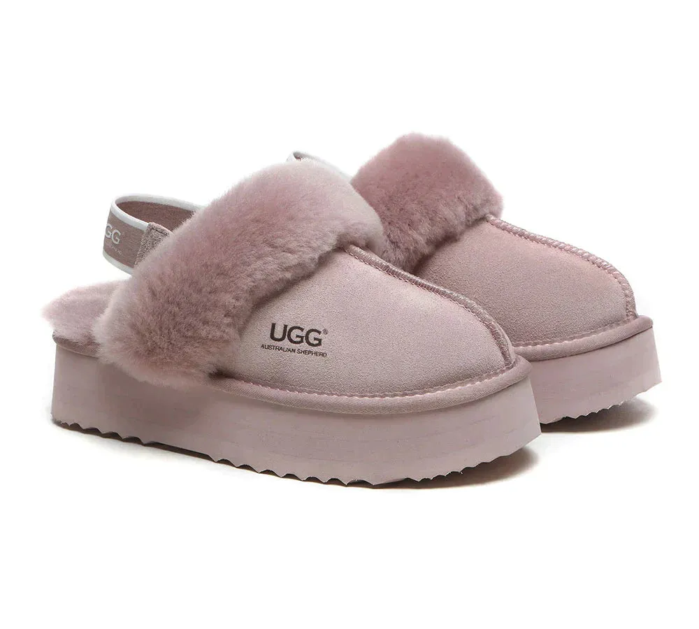 Australian Shepherd UGG Muffin Platform Slipper