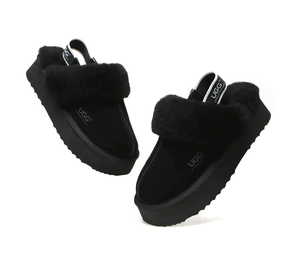 Australian Shepherd UGG Muffin Platform Slipper