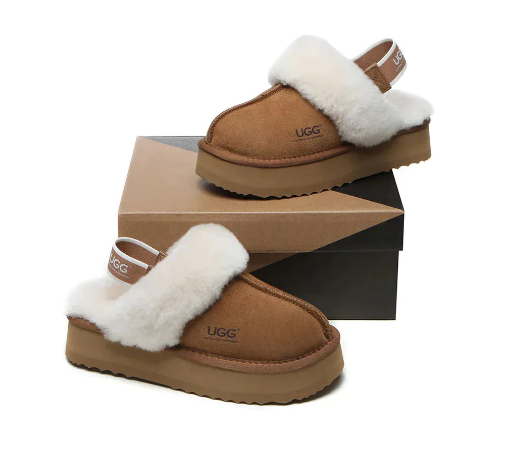 Australian Shepherd UGG Muffin Platform Slipper