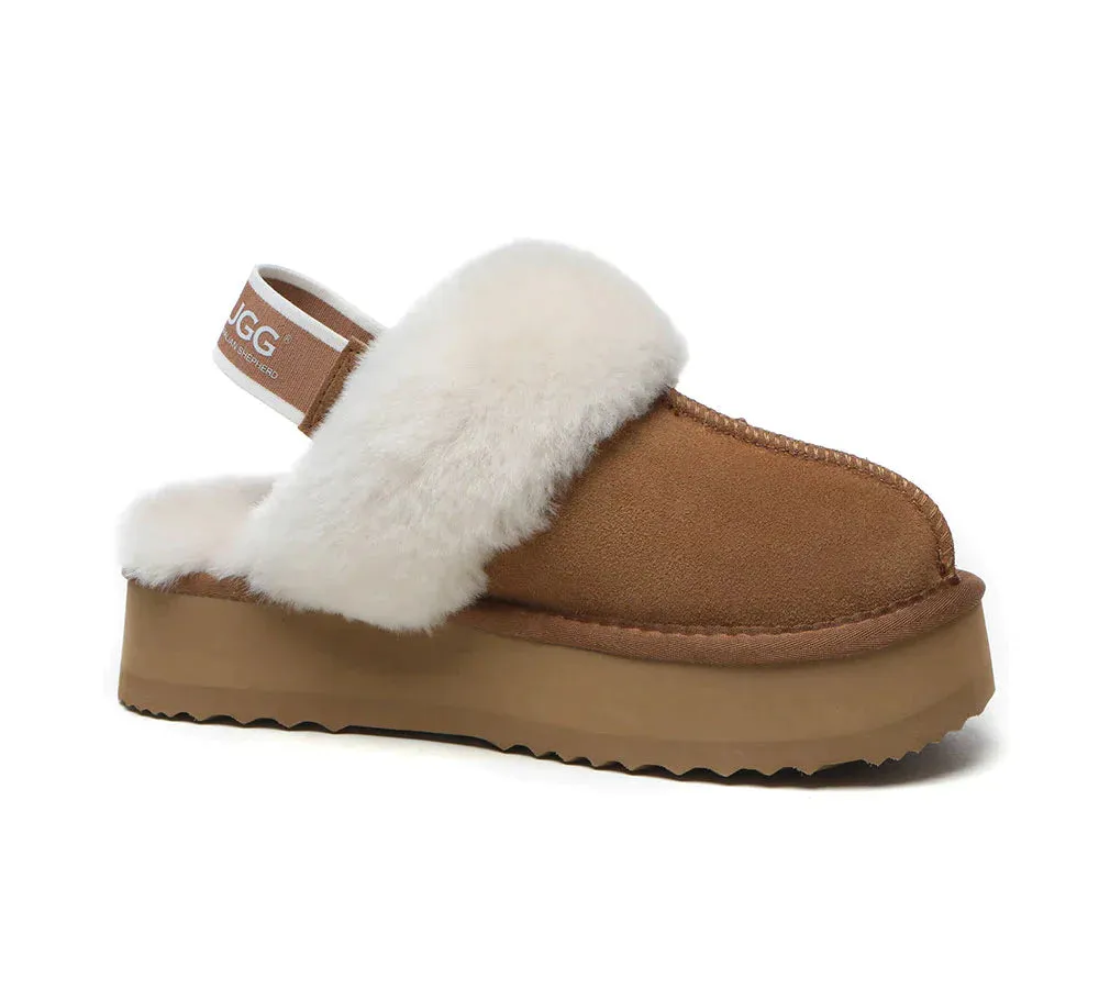 Australian Shepherd UGG Muffin Platform Slipper