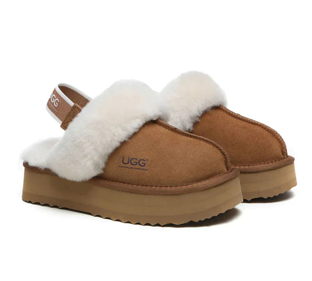 Australian Shepherd UGG Muffin Platform Slipper