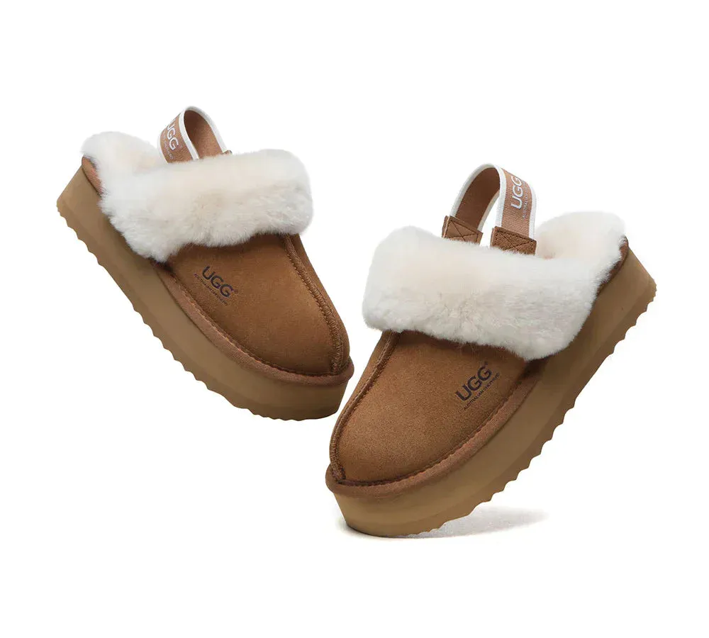 Australian Shepherd UGG Muffin Platform Slipper