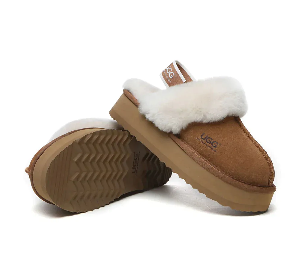 Australian Shepherd UGG Muffin Platform Slipper