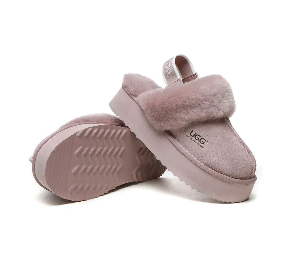 Australian Shepherd UGG Muffin Platform Slipper