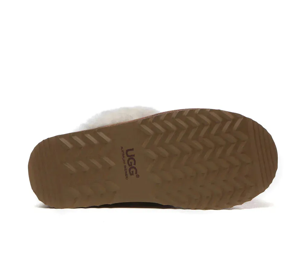 Australian Shepherd UGG Muffin Platform Slipper