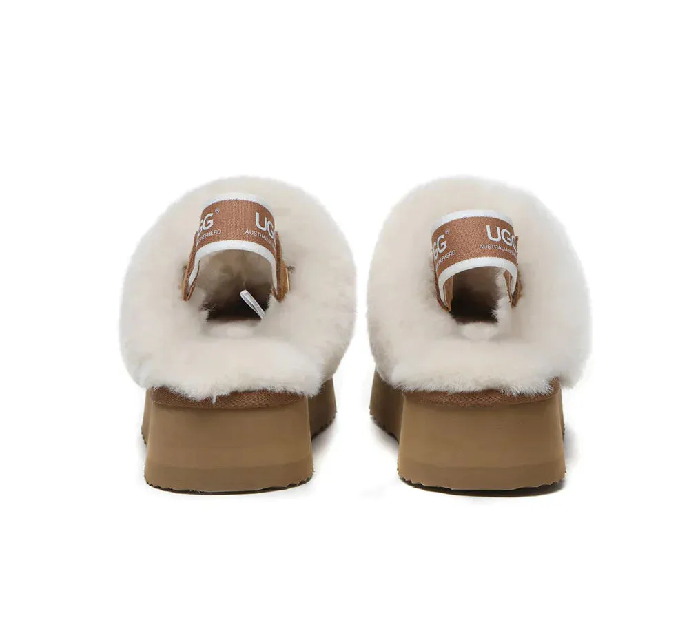 Australian Shepherd UGG Muffin Platform Slipper