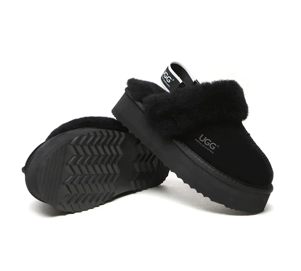 Australian Shepherd UGG Muffin Platform Slipper