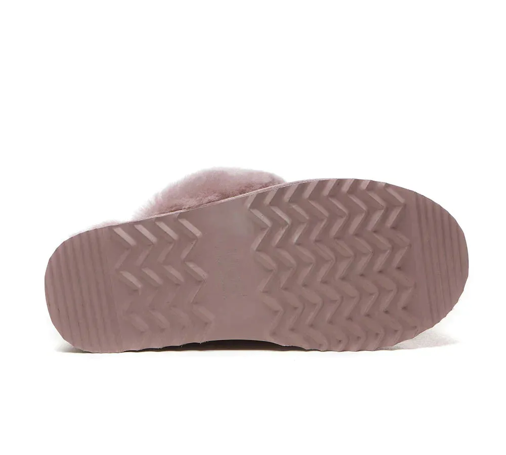 Australian Shepherd UGG Muffin Platform Slipper