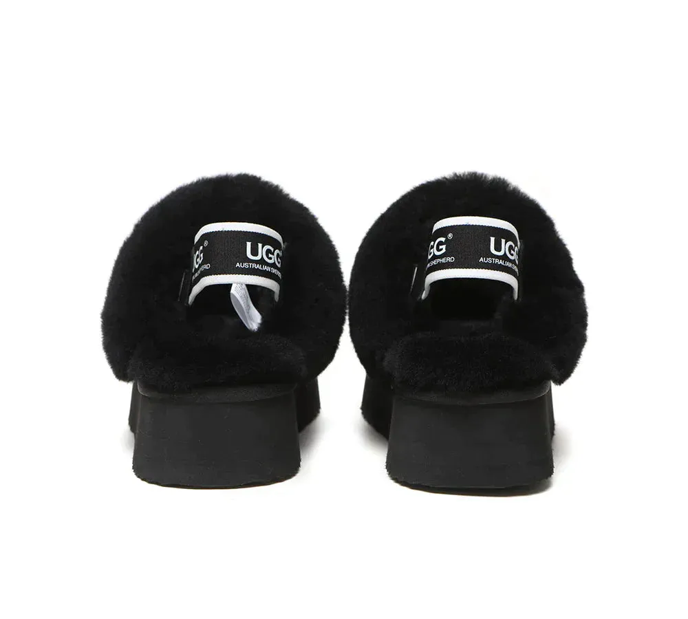 Australian Shepherd UGG Muffin Platform Slipper