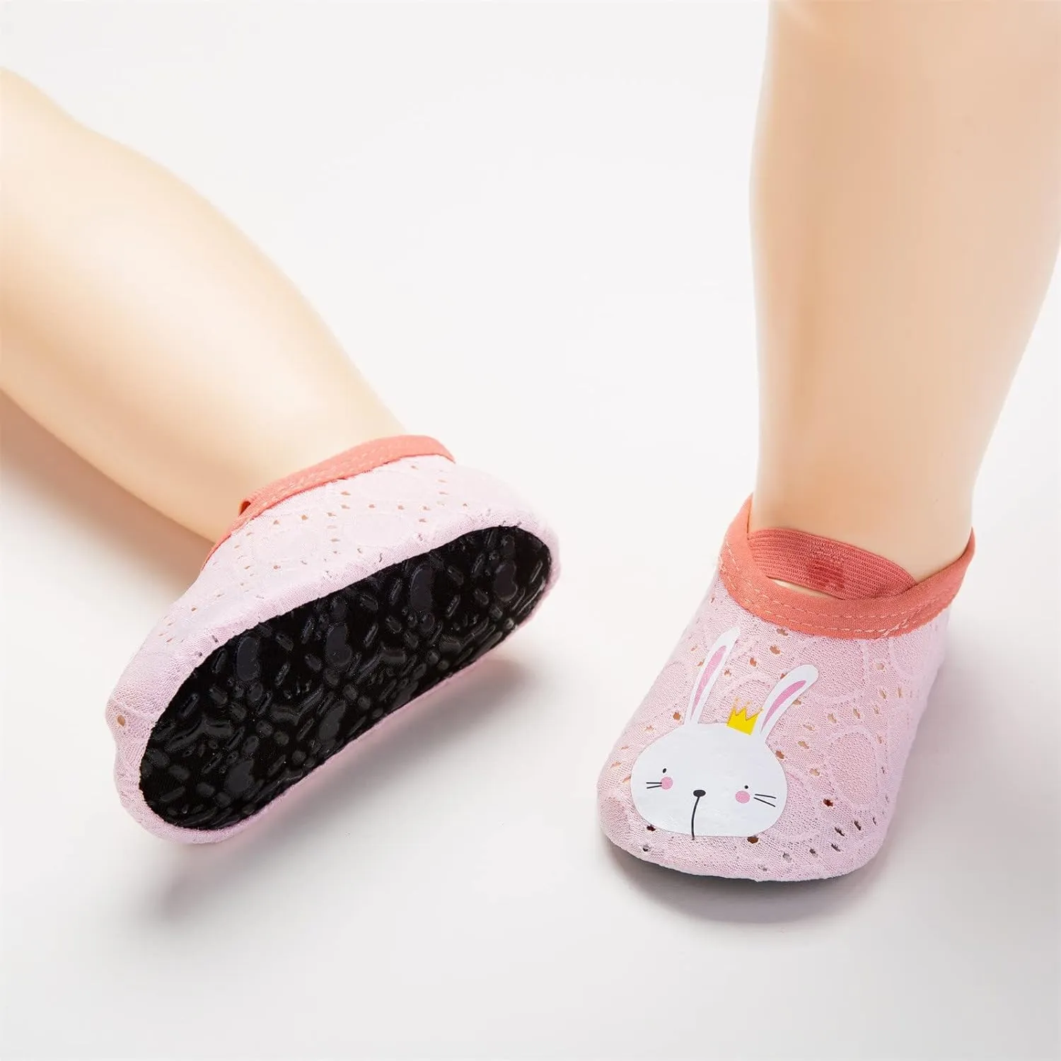 Baby Girl Shoes,Kids Boys Girls Cartoon Animal Pattern Socks Barefoot Shoes Socks Non Slip Floor Mesh Shoes Cute B