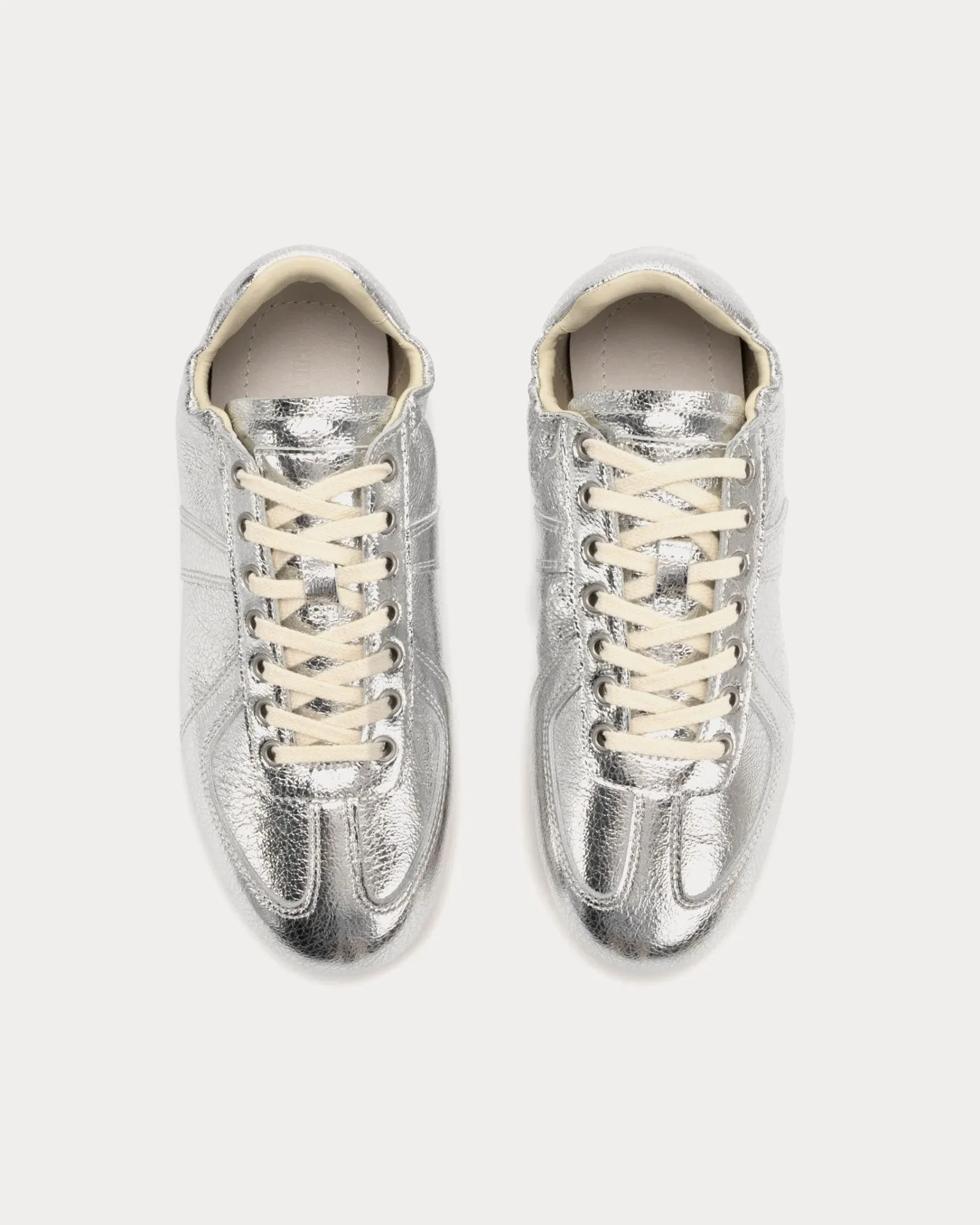 Ballet German Silver Low Top Sneakers
