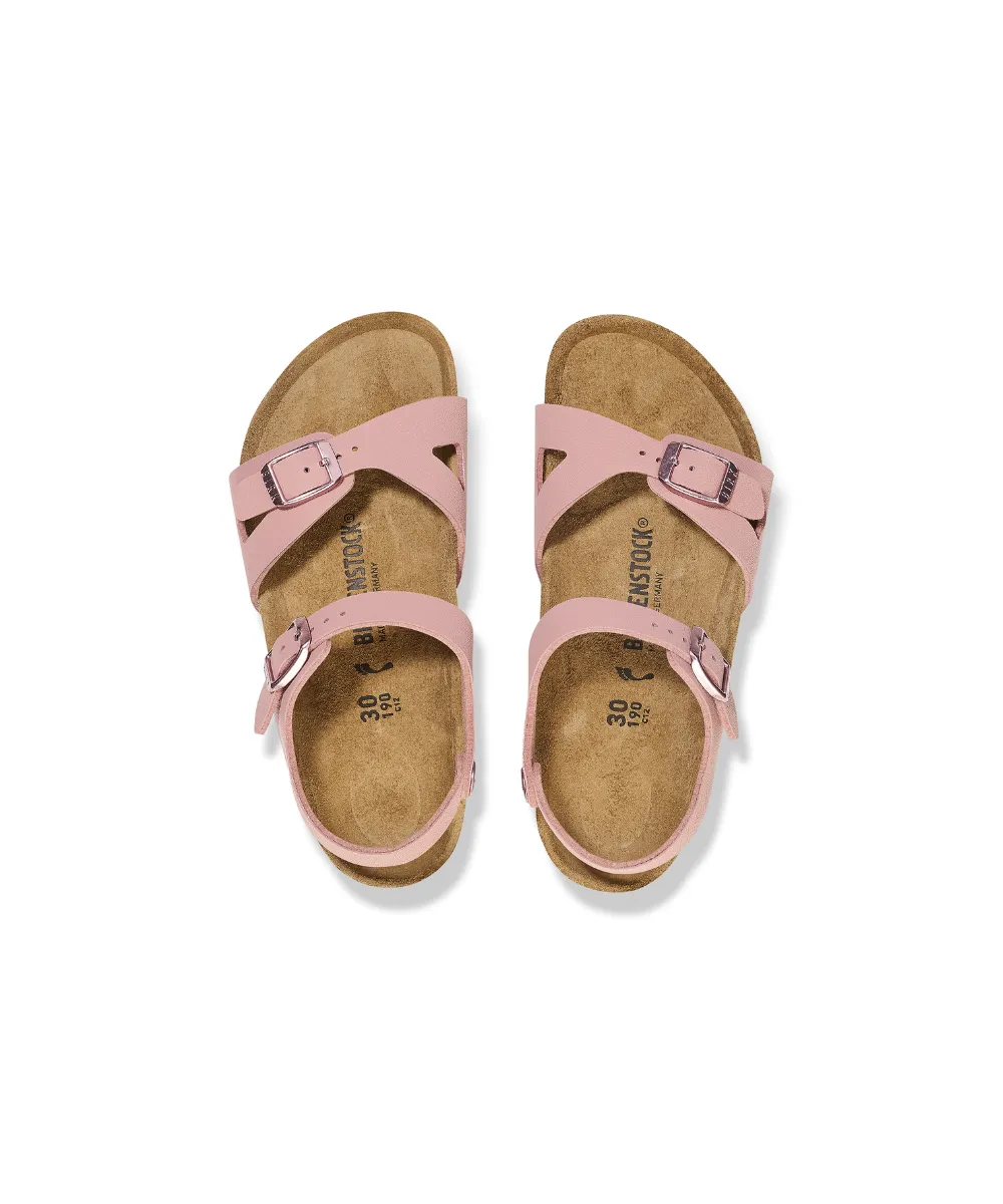 BIRKENSTOCK-RIO KIDS NARROW FIT-IN-PINK CLAY