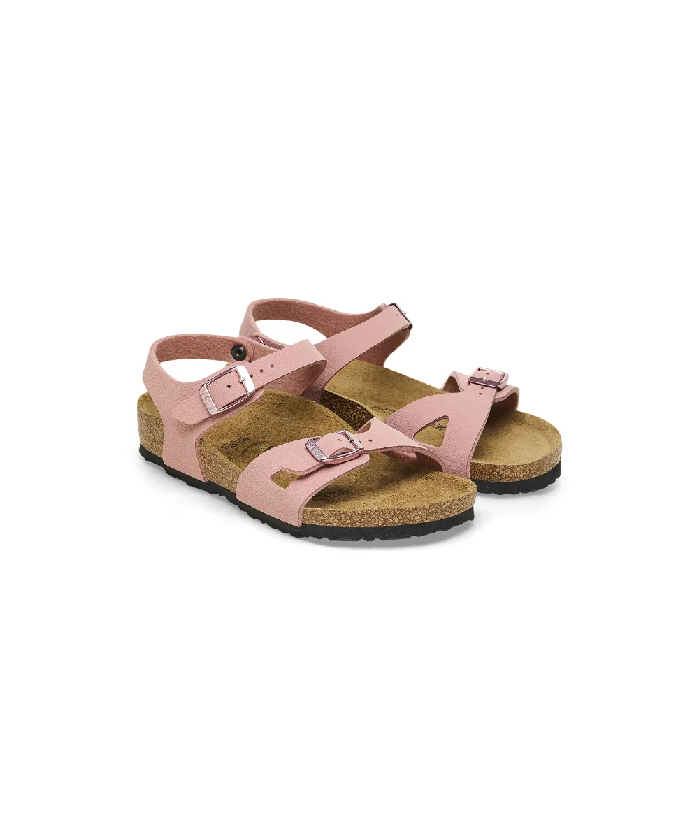 BIRKENSTOCK-RIO KIDS NARROW FIT-IN-PINK CLAY