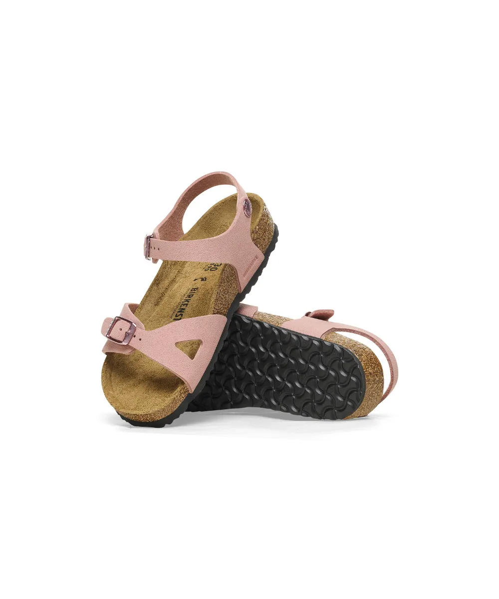 BIRKENSTOCK-RIO KIDS NARROW FIT-IN-PINK CLAY