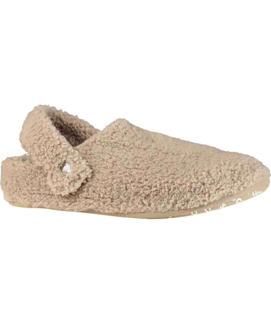 Crocs Beige Classic Cozzzy Slipper UK 10 EU 44 👞
