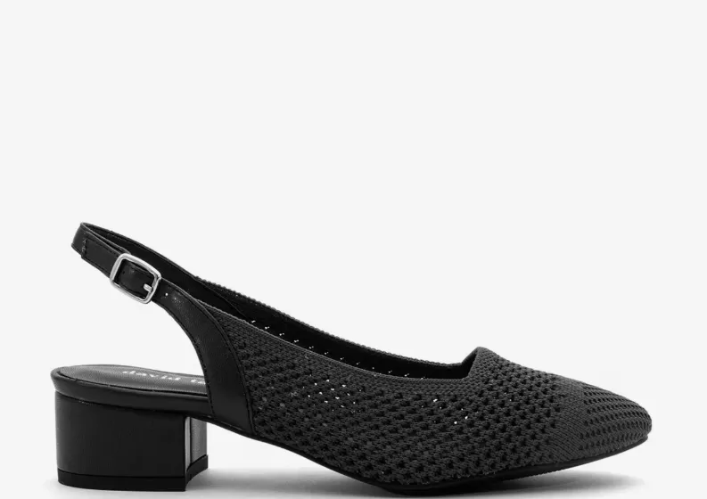 David Tate Women's Glenna Slingback Pump Black