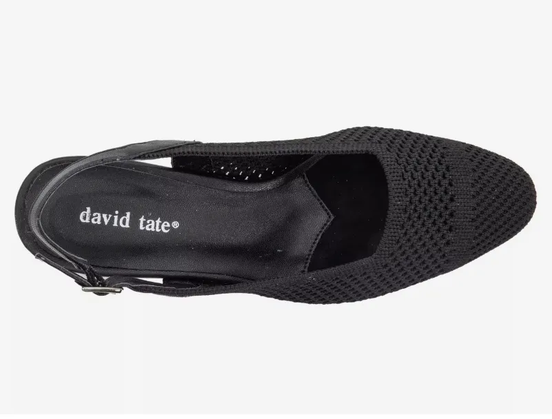 David Tate Women's Glenna Slingback Pump Black