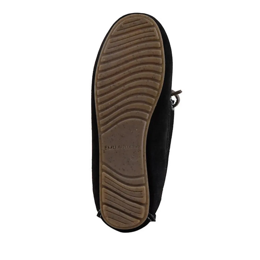 Emu - Sandrine Moccasin Style Sheepskin Slipper - Black