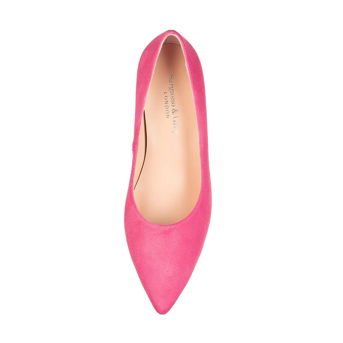 Eve Wide Width Pumps – Pink Suede
