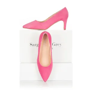 Eve Wide Width Pumps – Pink Suede