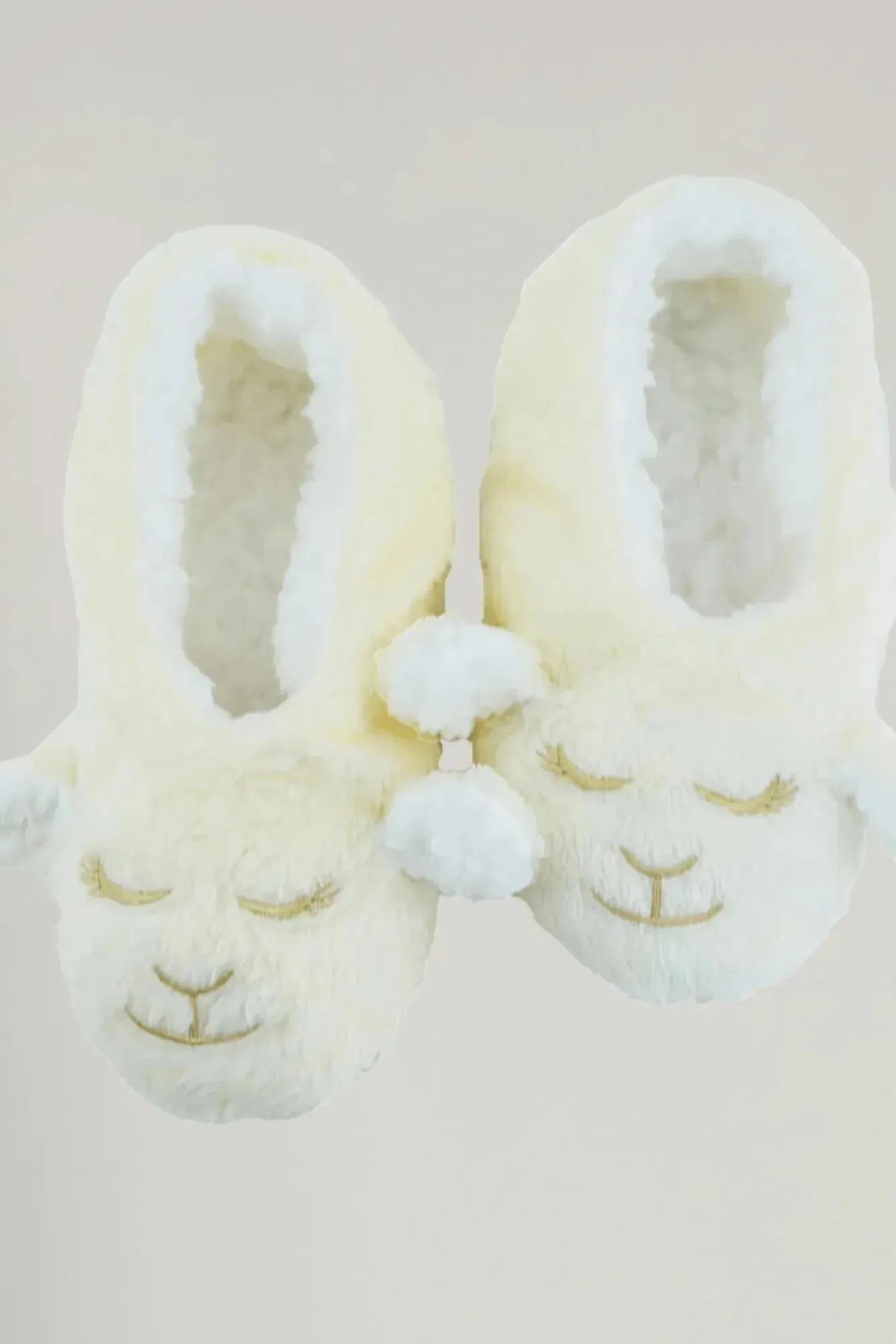 Faceplant Footsies Sweet Dreams Ivory Lamb