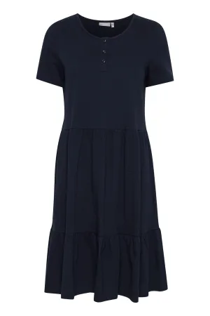 Fransa 20609017 Navy Blazer Jersey Dress