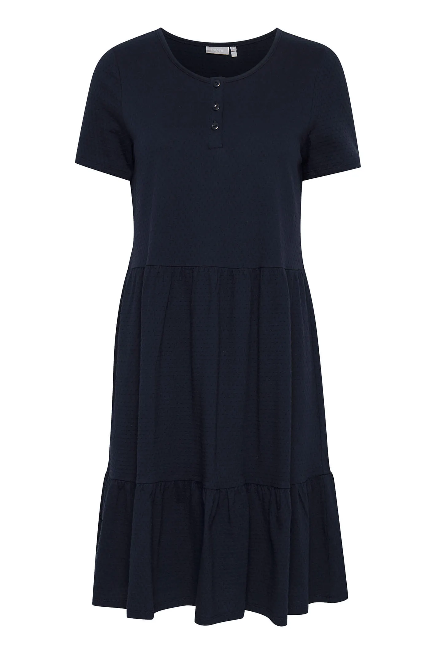 Fransa 20609017 Navy Blazer Jersey Dress