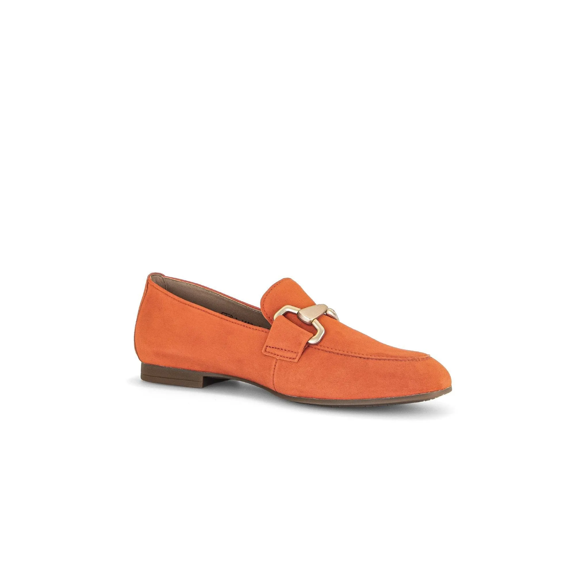 Gabor 45.211.13 Jangle Ladies Orange Suede Slip On Shoes