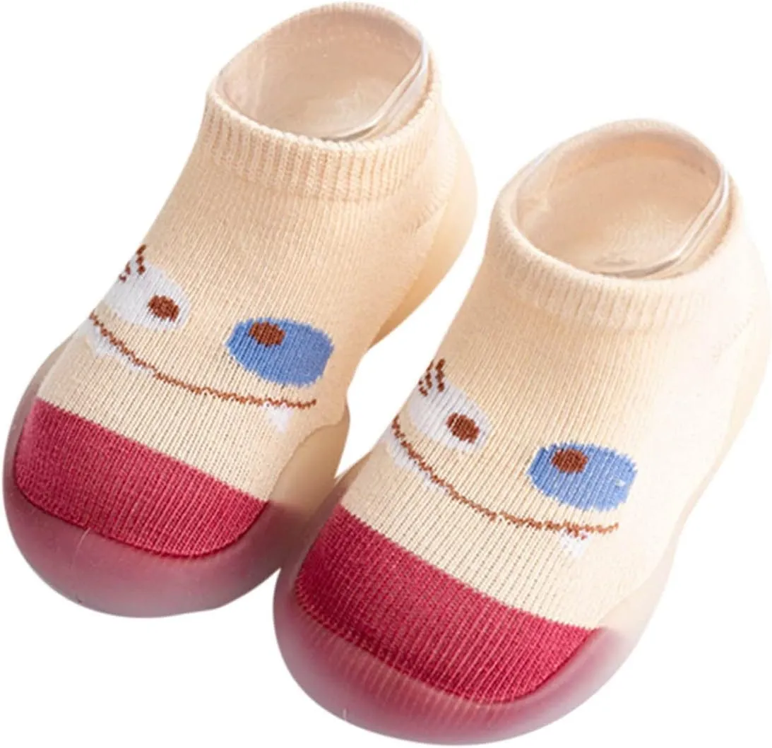 Girls Shoes Size,Newborn Shoes for Girls Sock Shoes Non-Slip Prewalker Shoes Breathable Home Girls Shoes 0-3 Years