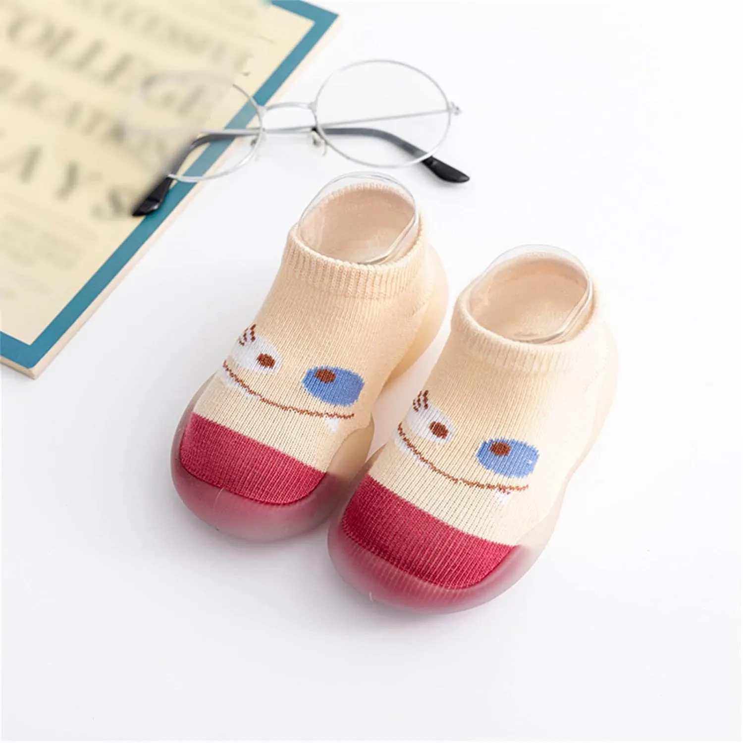 Girls Shoes Size,Newborn Shoes for Girls Sock Shoes Non-Slip Prewalker Shoes Breathable Home Girls Shoes 0-3 Years