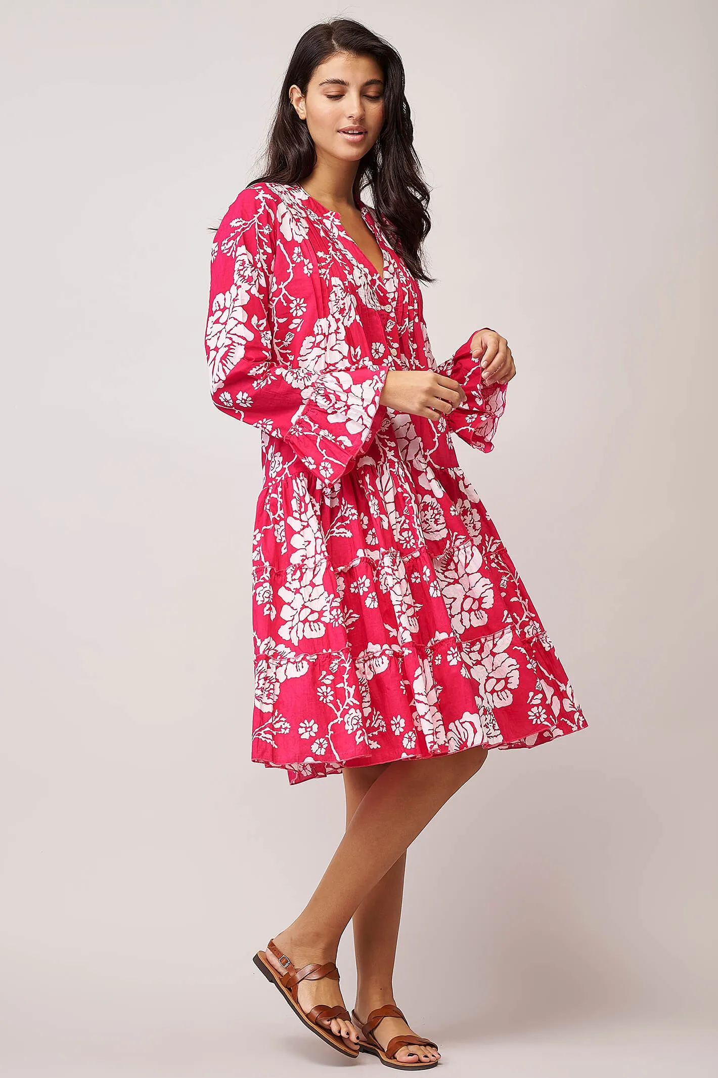 Handprint Dream Apparel Lobster AN625A Bahama Pink Dress