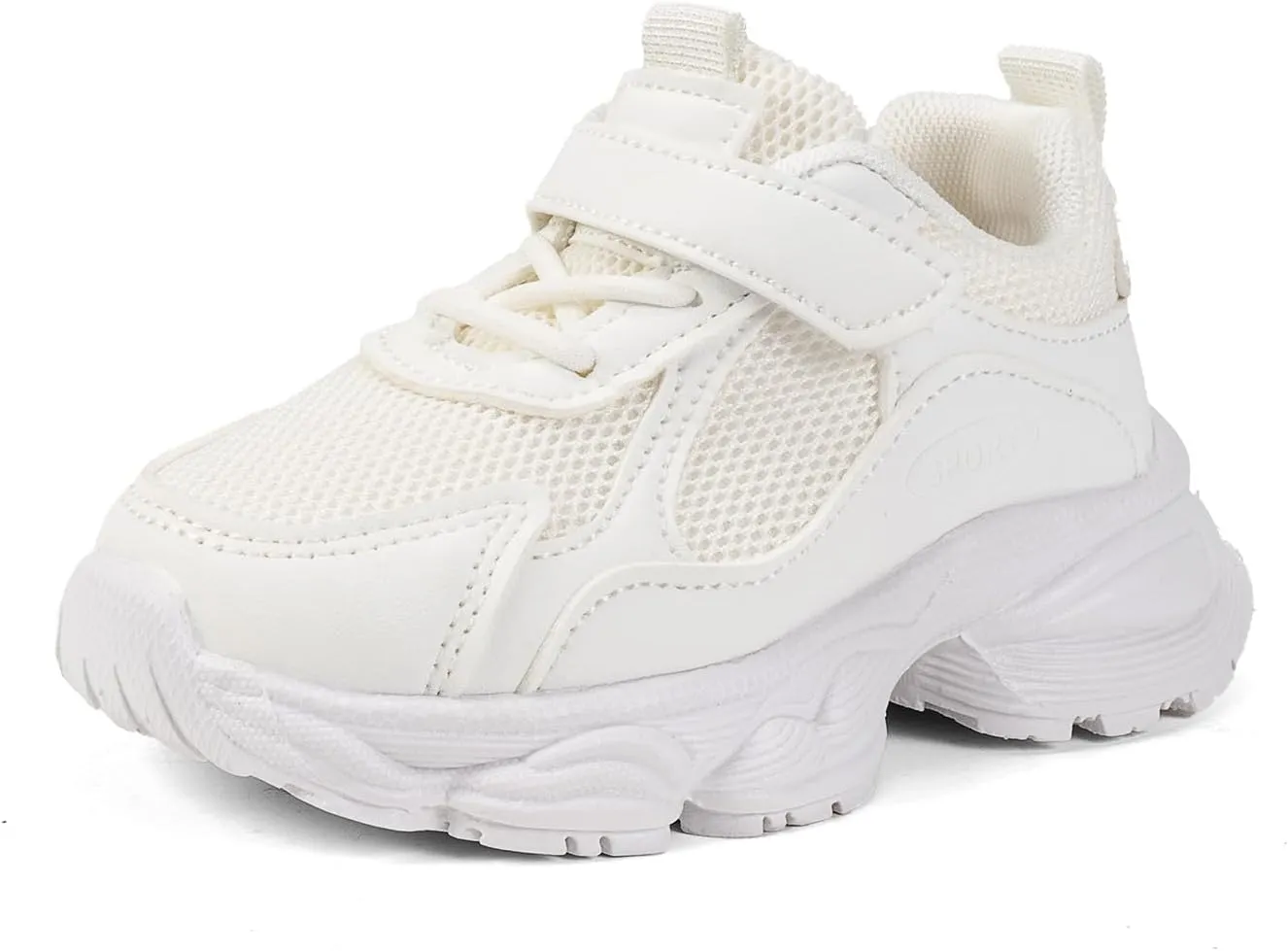 Kids' Slip-On Knit Sneakers  Lightweight Breathable Running Shoes with Thick Sole and Anti-Slip Grip for Boys and Girls