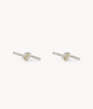 Knotted Diamond Buckle