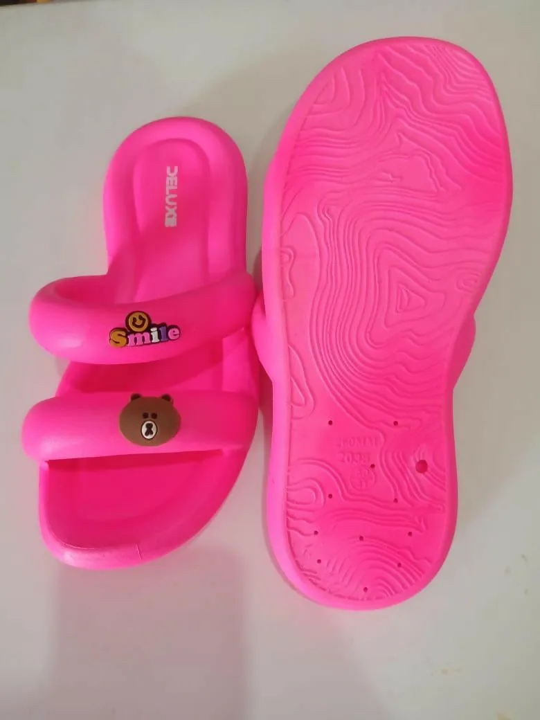 Ladies Slipper - Pink Slippers - Fashion Slipper - House Fancy Slippers - New Unique Slipper - Smile Slipper Slippers - Girls Slippers Chappal