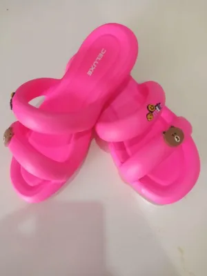 Ladies Slipper - Pink Slippers - Fashion Slipper - House Fancy Slippers - New Unique Slipper - Smile Slipper Slippers - Girls Slippers Chappal