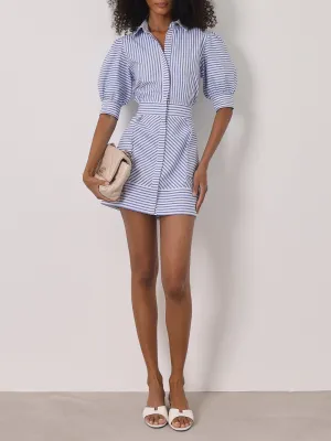 Levante Stripe Dress | Blue & White