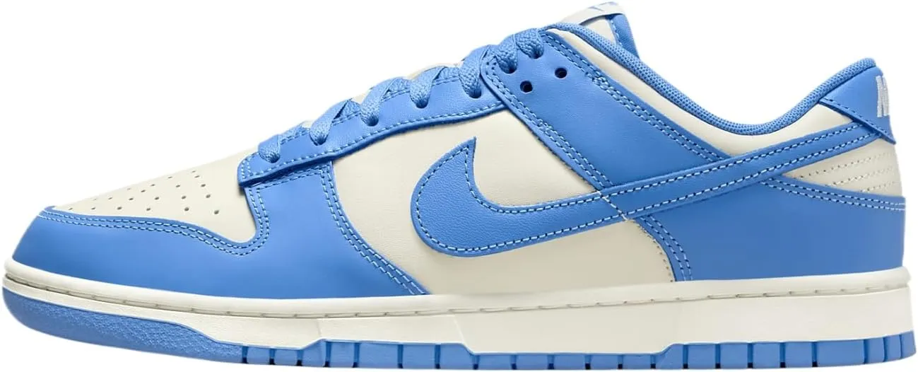 Nike Dunk Low Retro Men's Shoes (DV0833-113, Coconut Milk/Gym Red/Sail/University Blue) Size 14