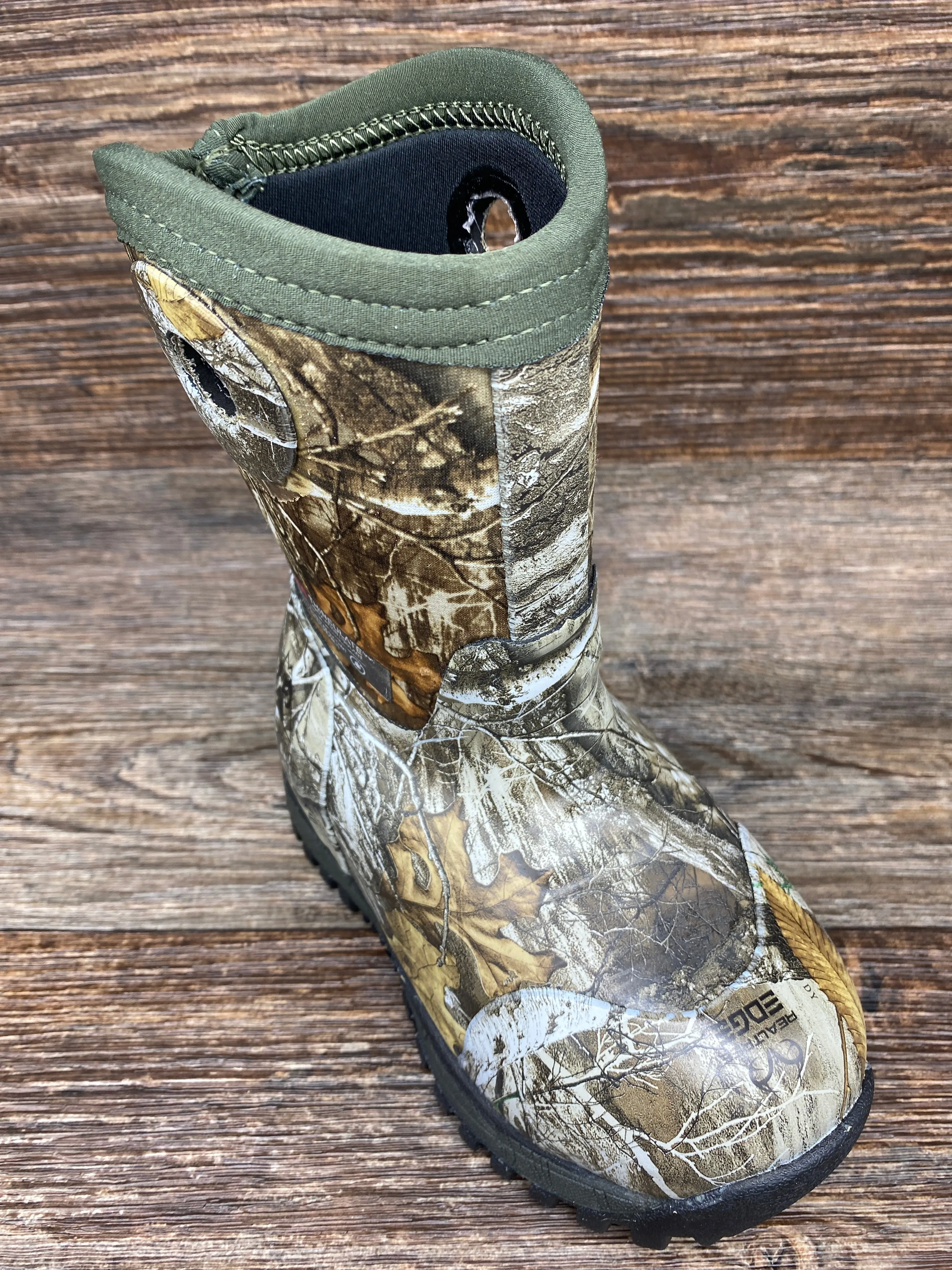 rks0545 Kid's Spike 10 inch 400G Insulated Rubber Boot by Rocky