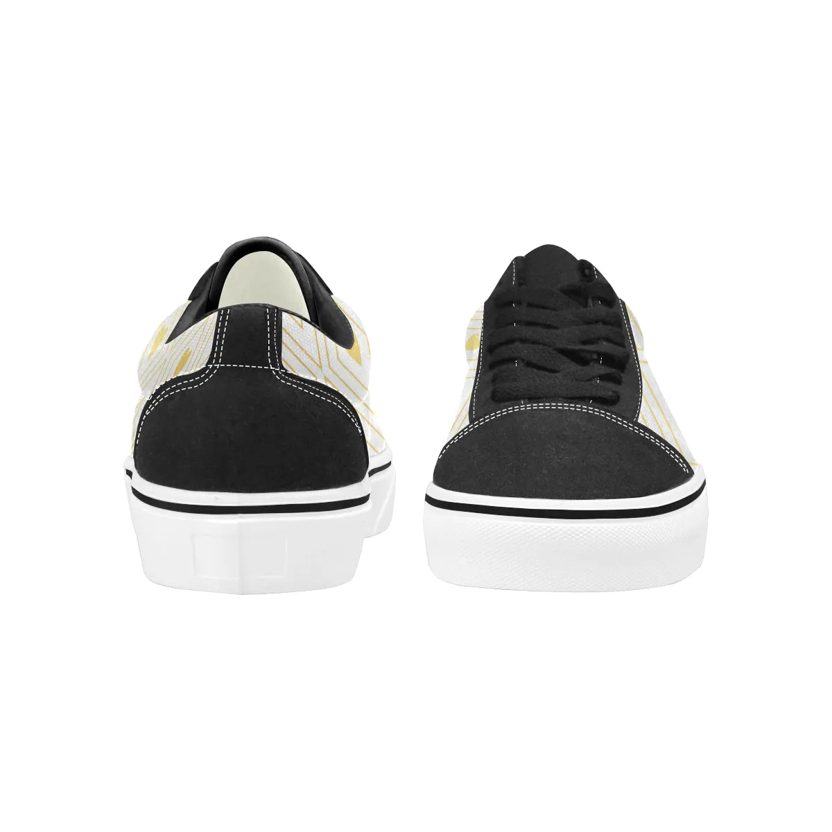 Titre : Sneakers Femme Élégance Cœur Géométrie Basse