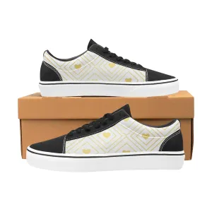 Titre : Sneakers Femme Élégance Cœur Géométrie Basse