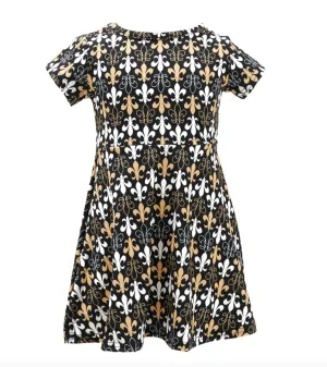 Womens Fleur De Lis Gameday Dress