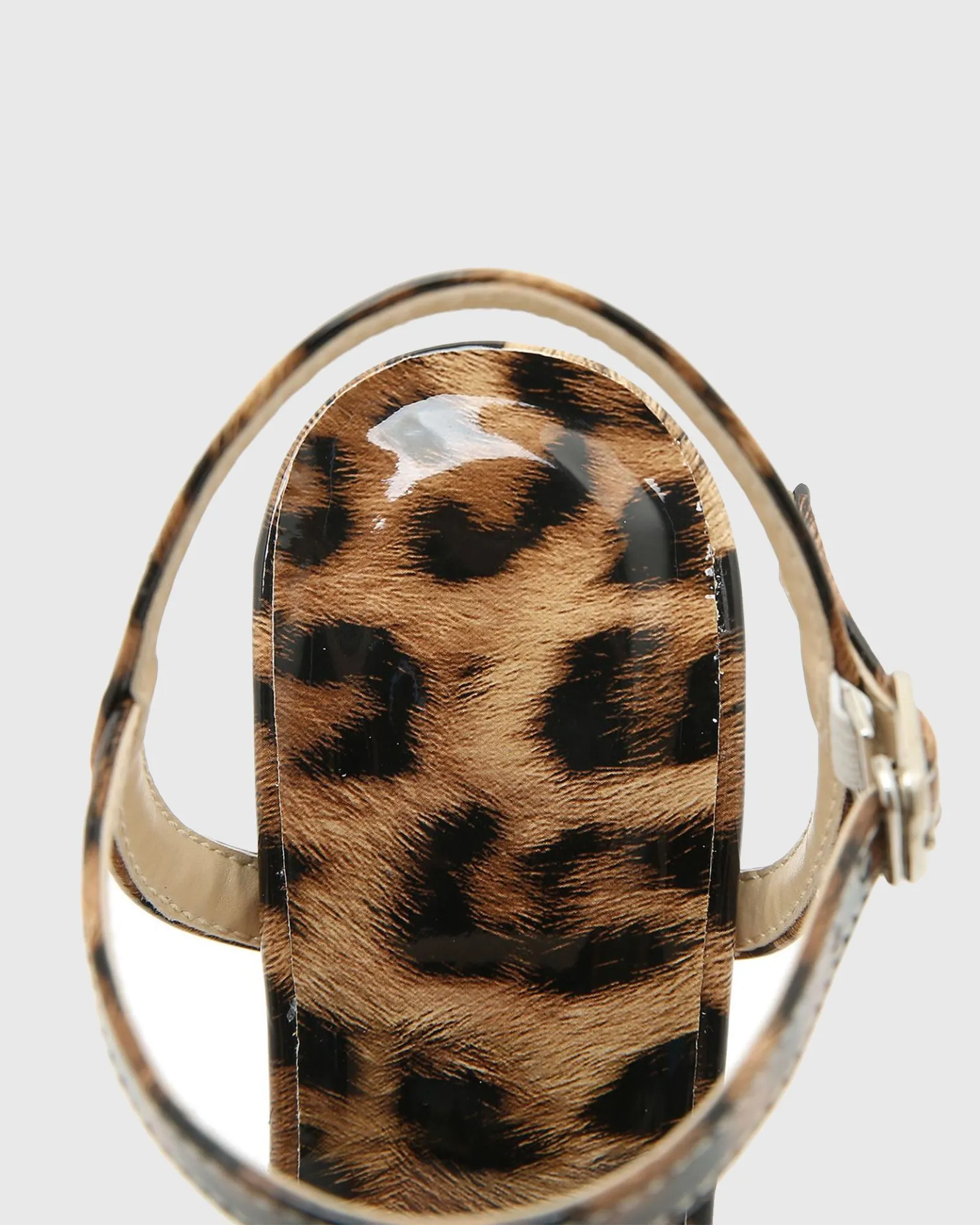 Xanti Leopard Print Strap Pumps